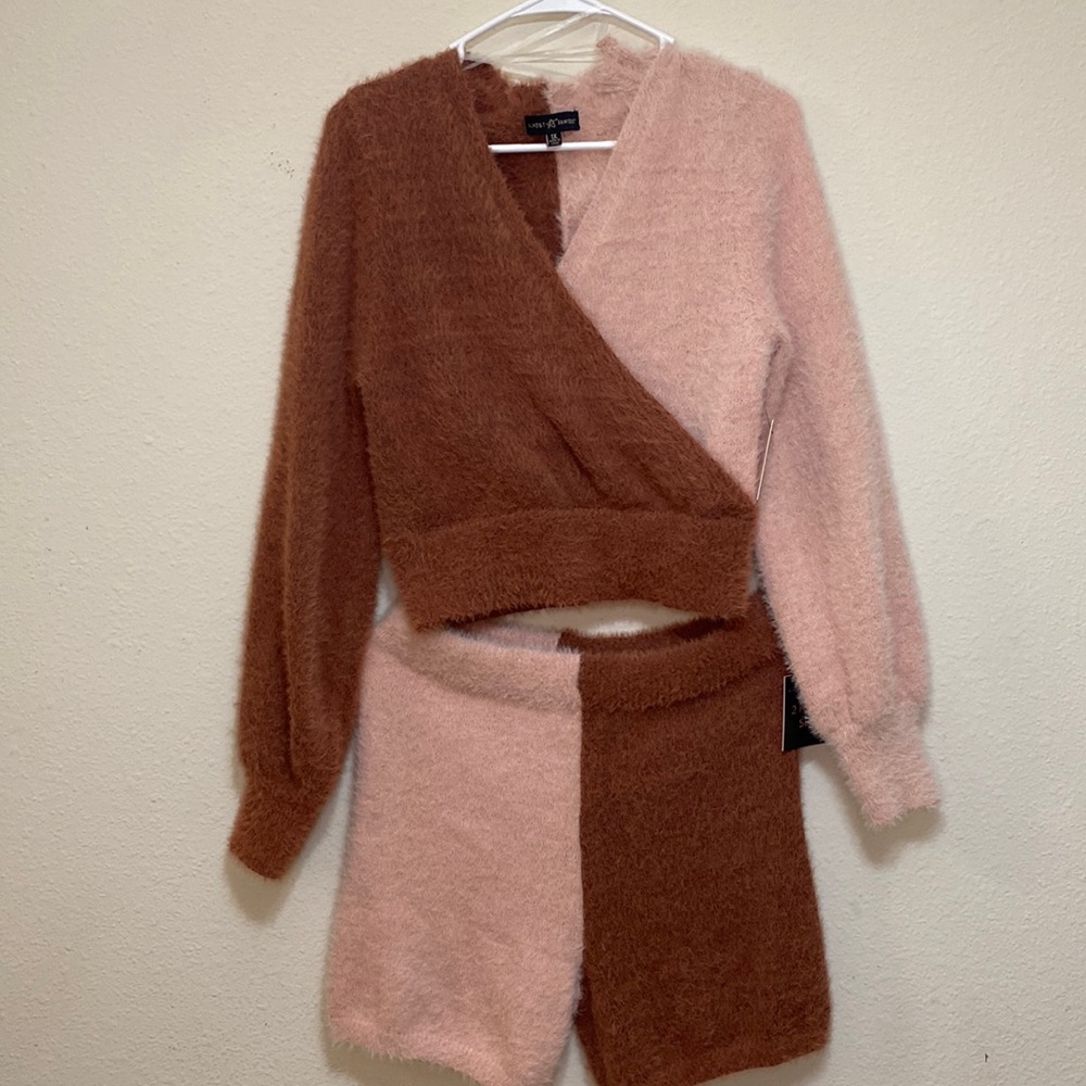 Two Piece Cozy Short Set by Almost Famous